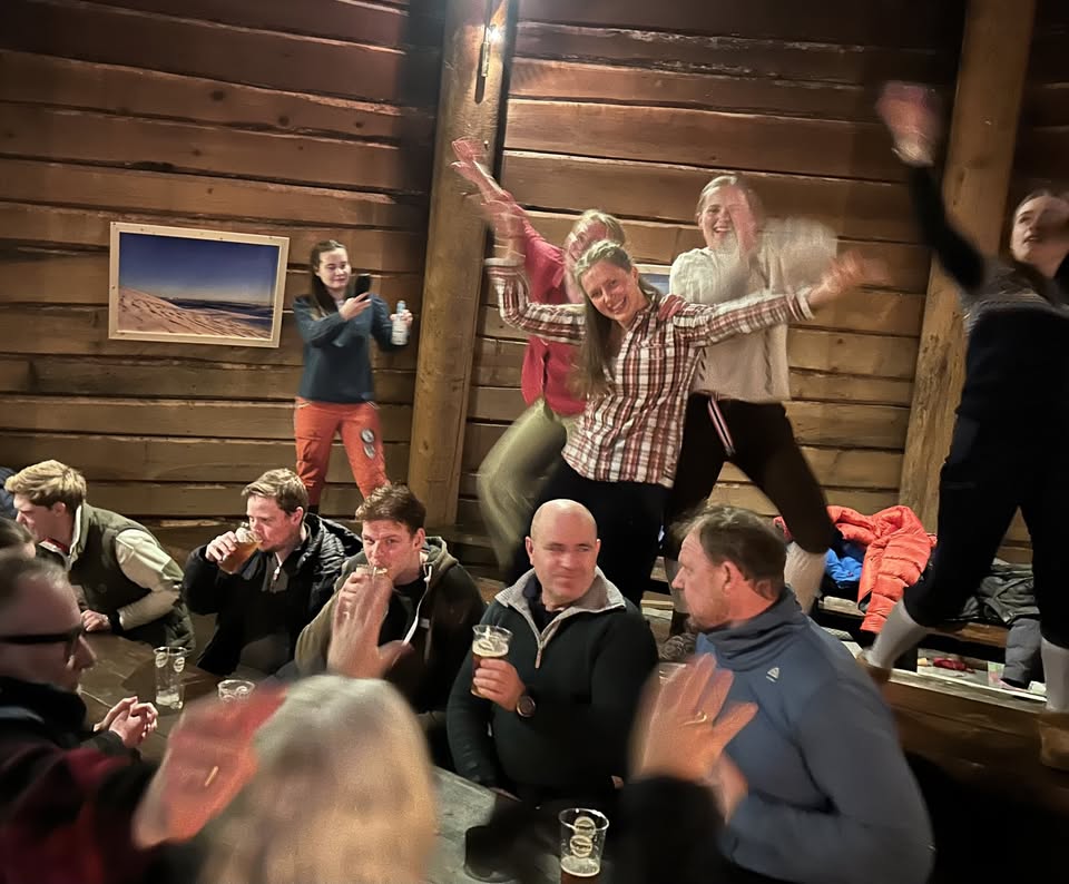 Lavvon ved foten av Norefjell